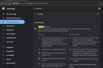 谷歌Chrome浏览器稳定版上线AI护盾：实时拦截网络威胁，增强保护功能重磅升级