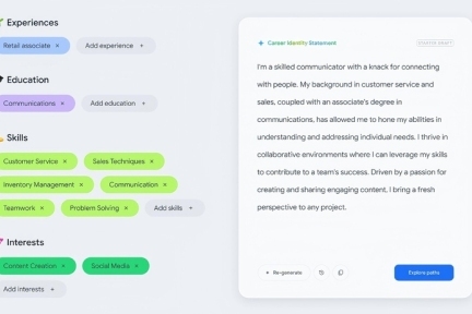 谷歌发布AI工具“职业梦想家” 助力用户规划职业发展